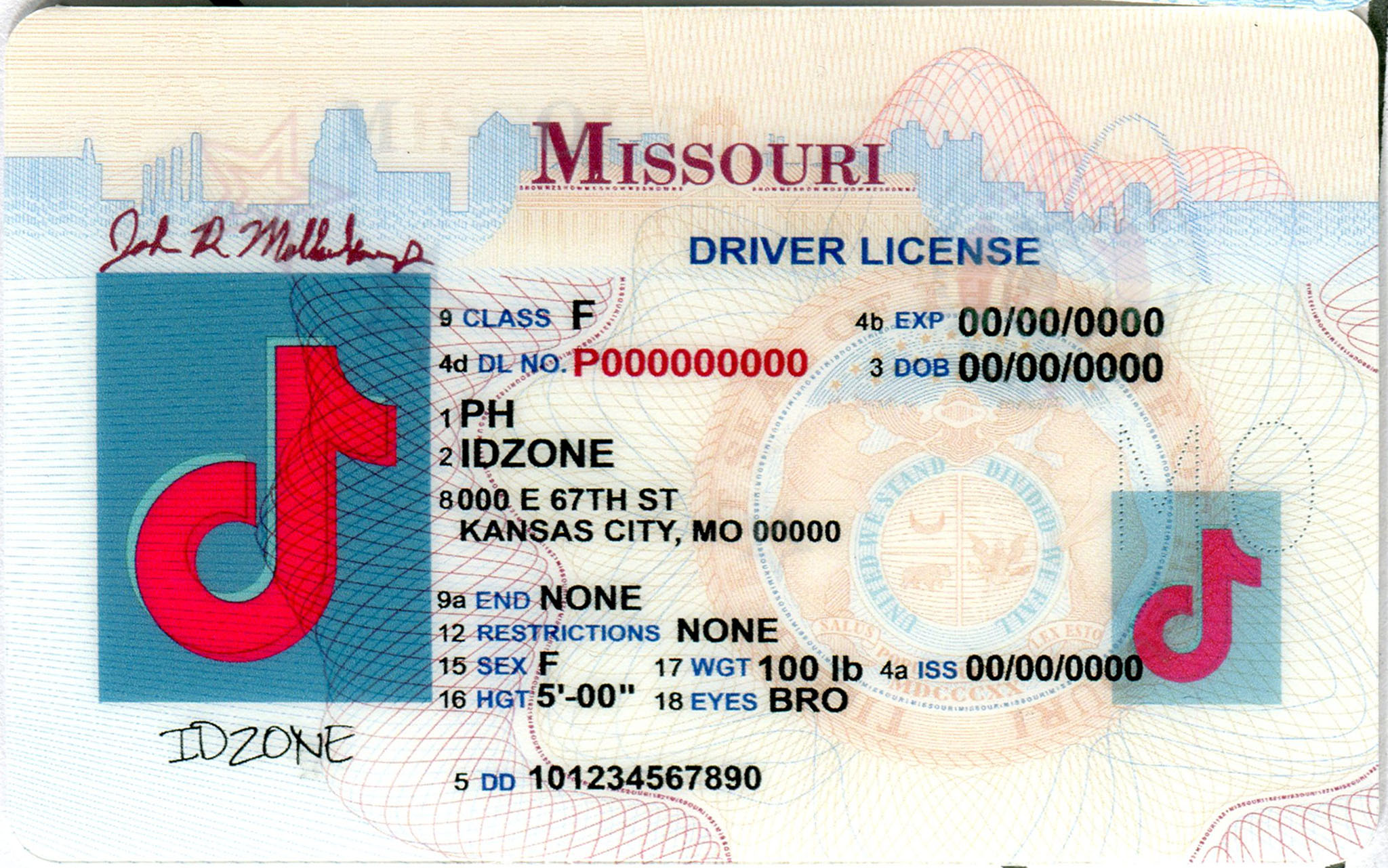 MISSOURI-Old fake id