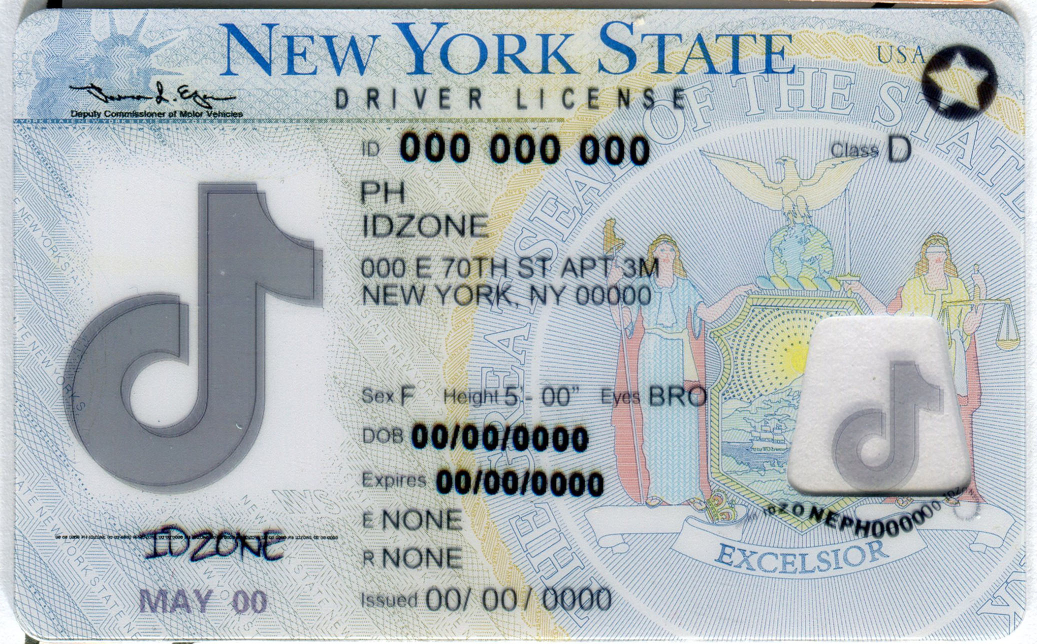 NEW YORK Scannable fake id