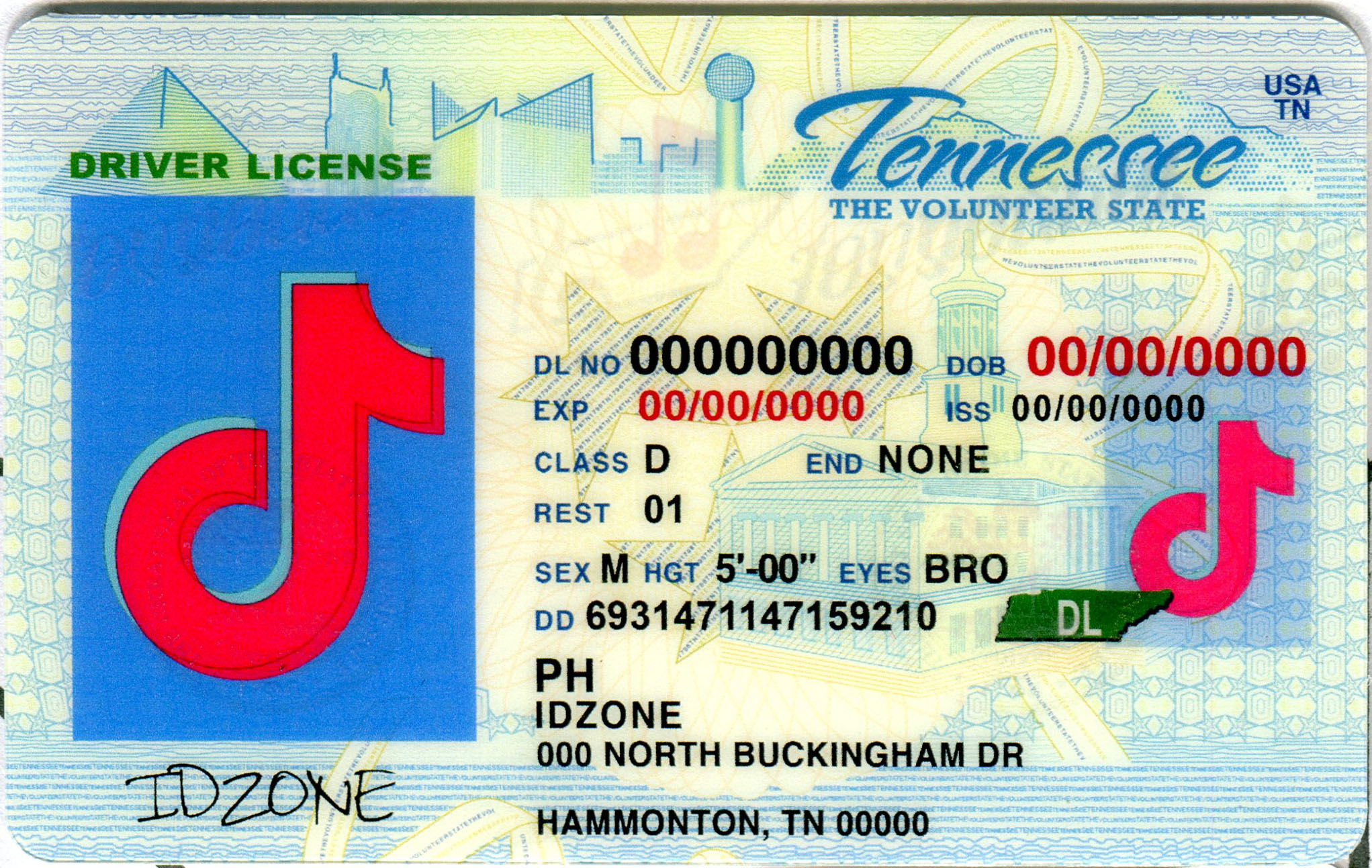TENNESSEE fake id