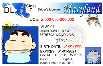 MARYLAND-Old buy fake id