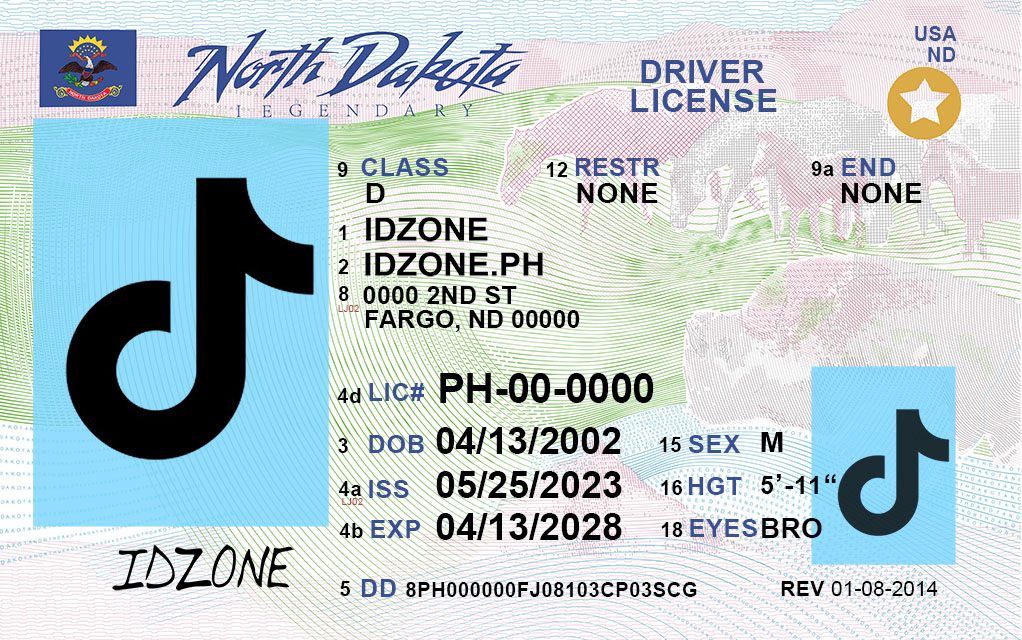 North Dakota-New Scannable fake id