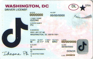 Washington-DC Scannable fake id